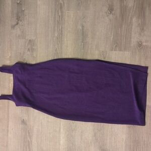 Beyond yoga purple dahlia heather midi dress size XS